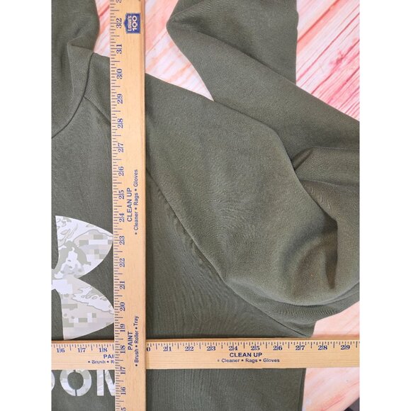 Under Armour Freedom Hoodie 3XL Loose Fit Green Camouflage Logo - Picture 8 of 8